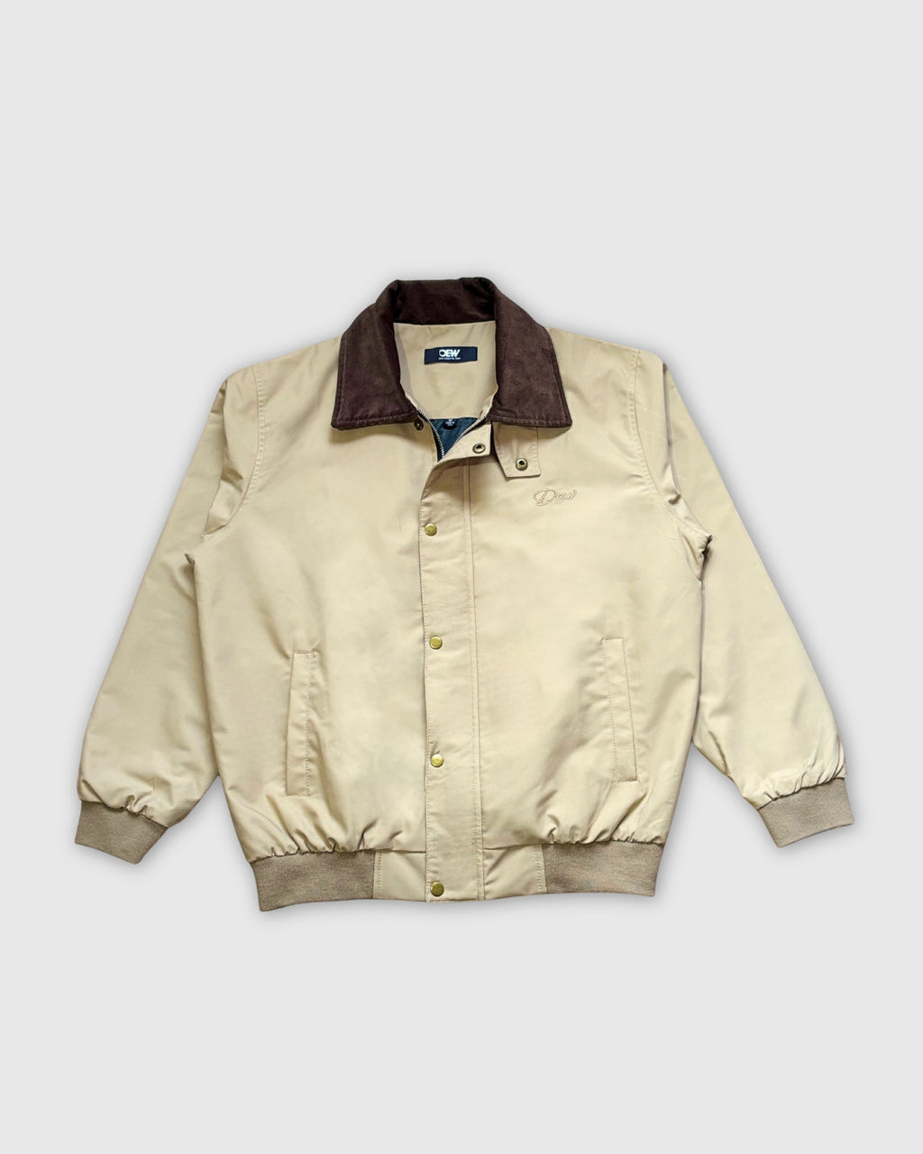 Daily Varsity Jacket (Beige)