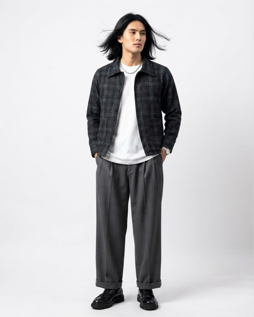 Brown Plaid Shacket