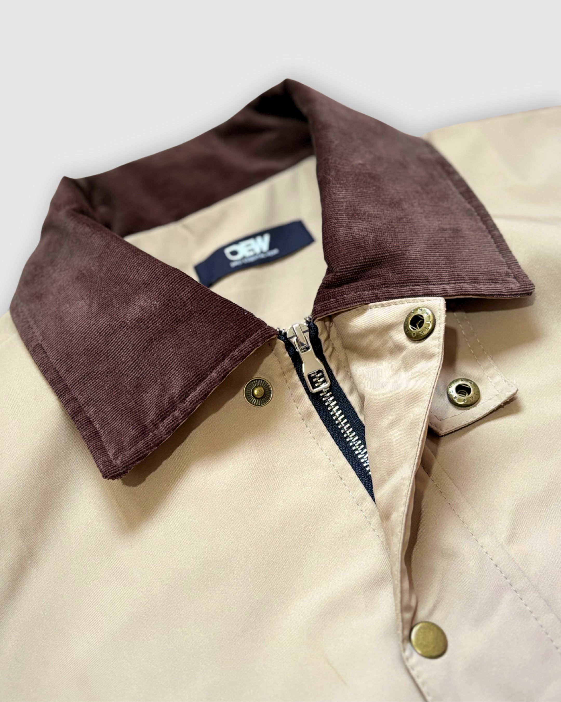 Daily Varsity Jacket (Beige)