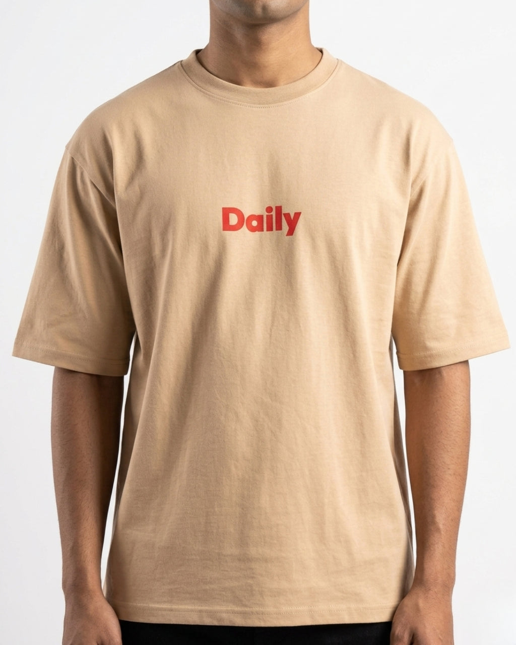 Daily Fresh T-shirt (Badam/Beige)