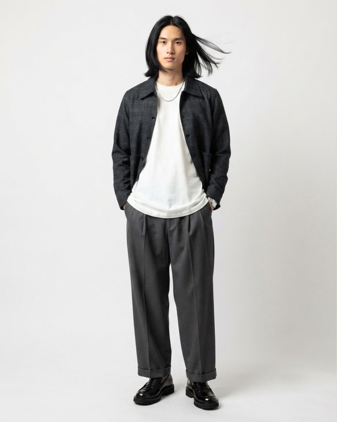 Black Plaid Shacket