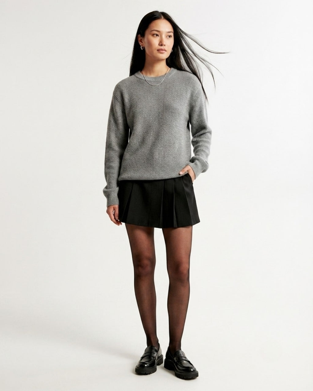 Crewneck Sweater (Steel Grey)