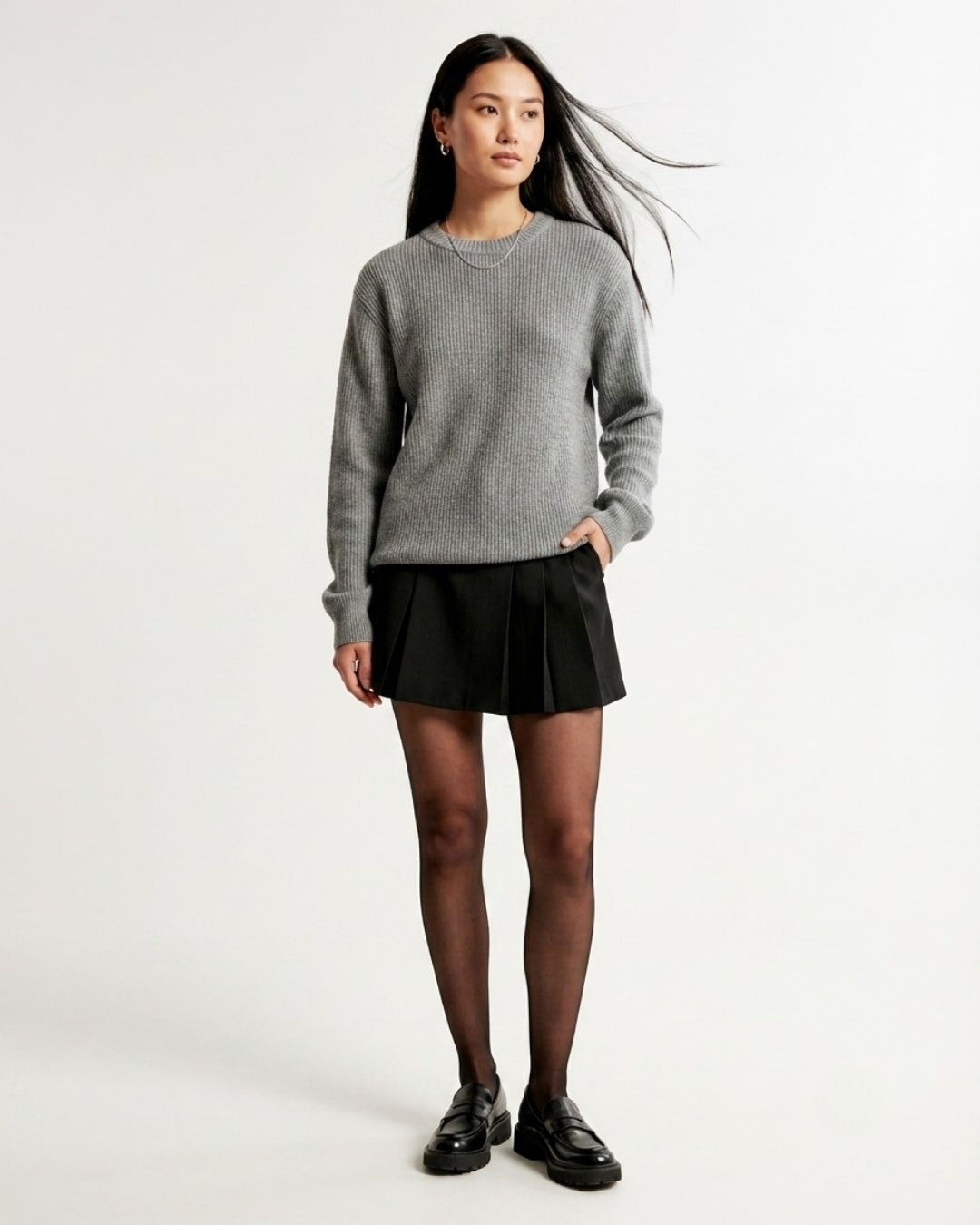 Crewneck Sweater (Steel Grey)