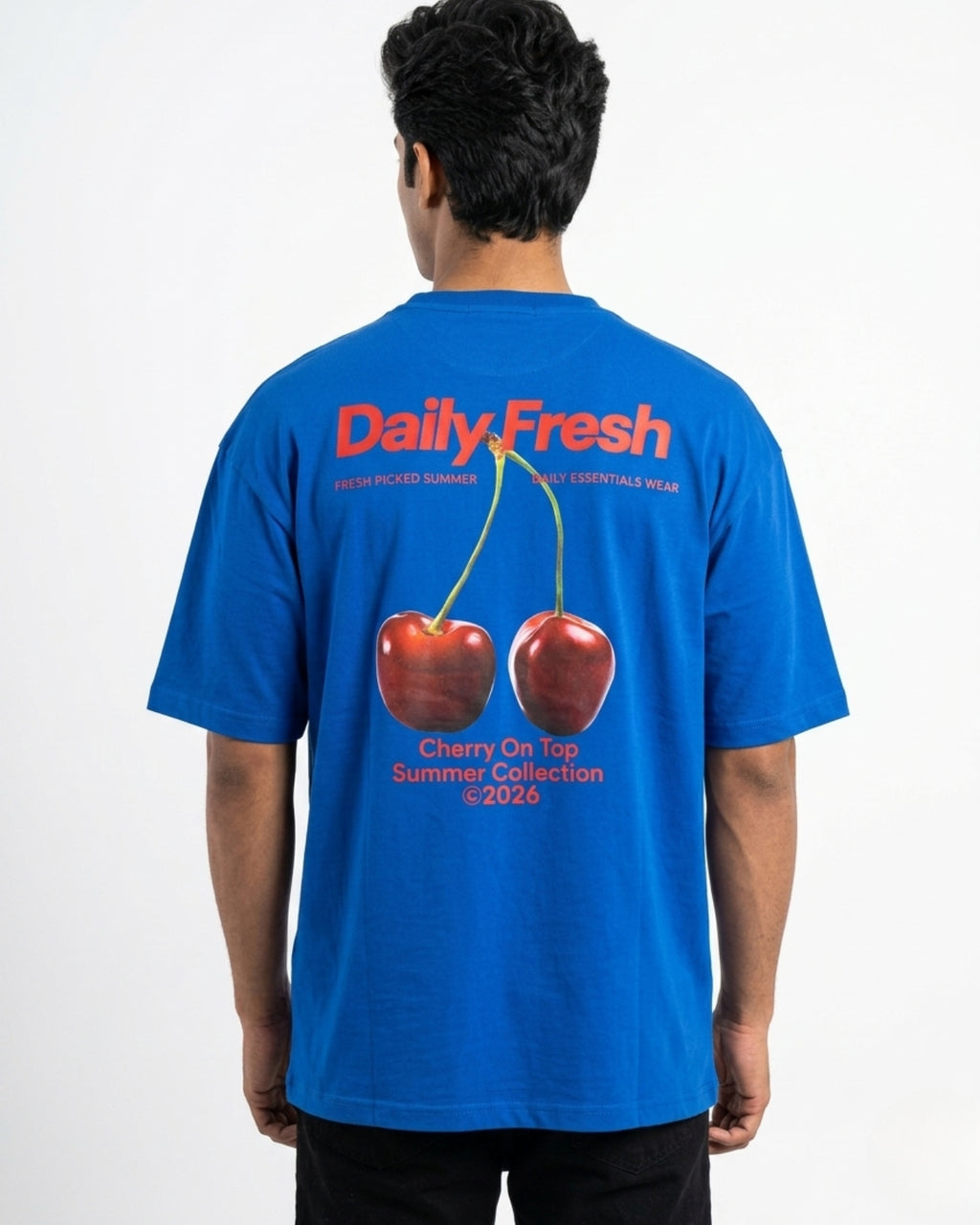 Daily Fresh T-shirt (Medium Blue)