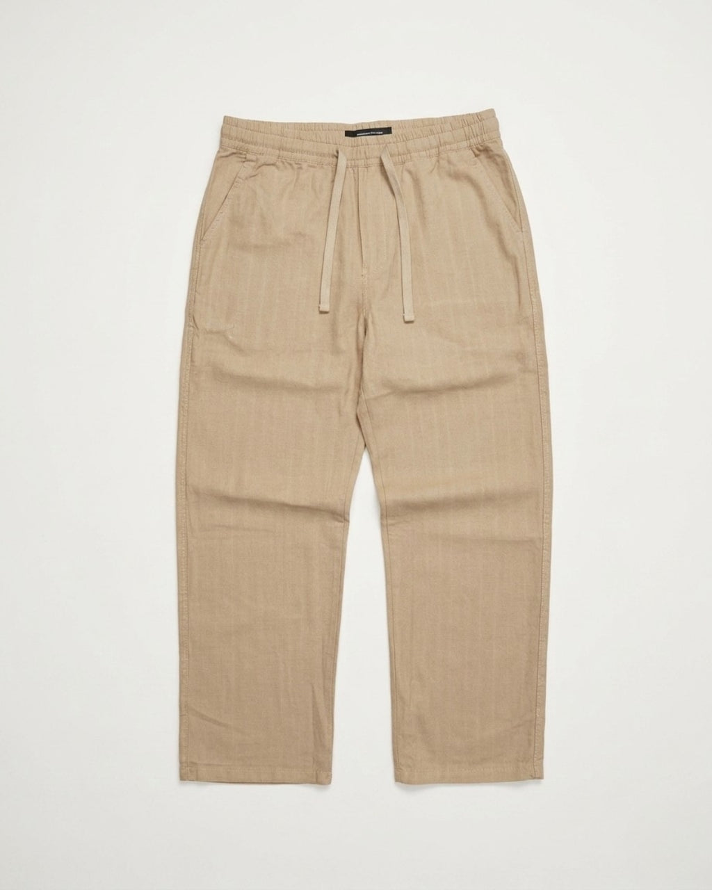 Linen blend trouser (beige)