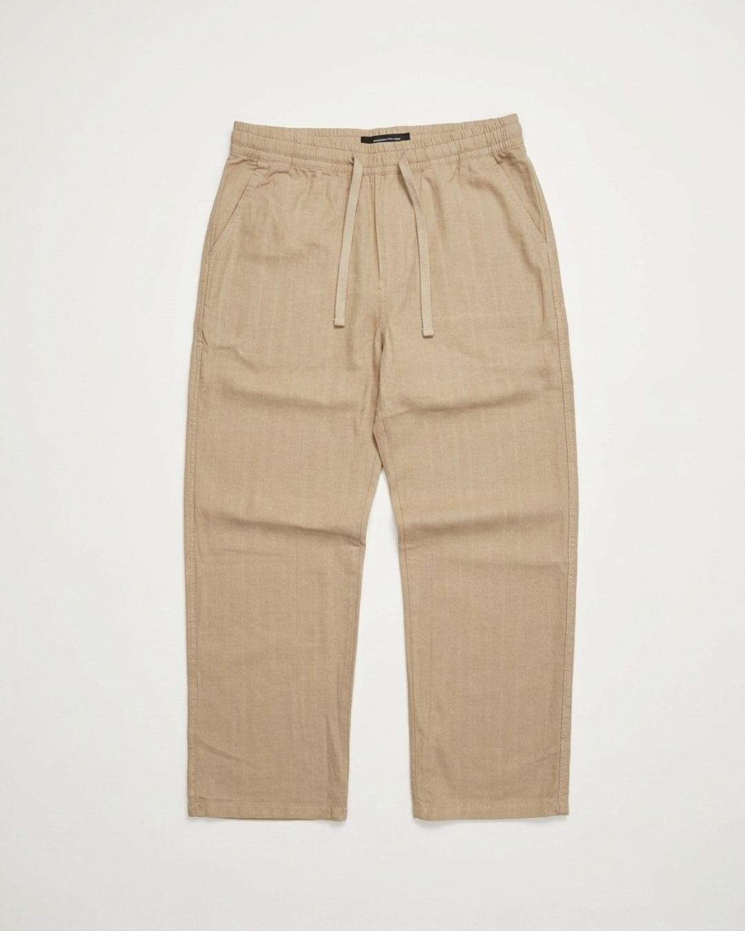 Linen blend trouser (beige)