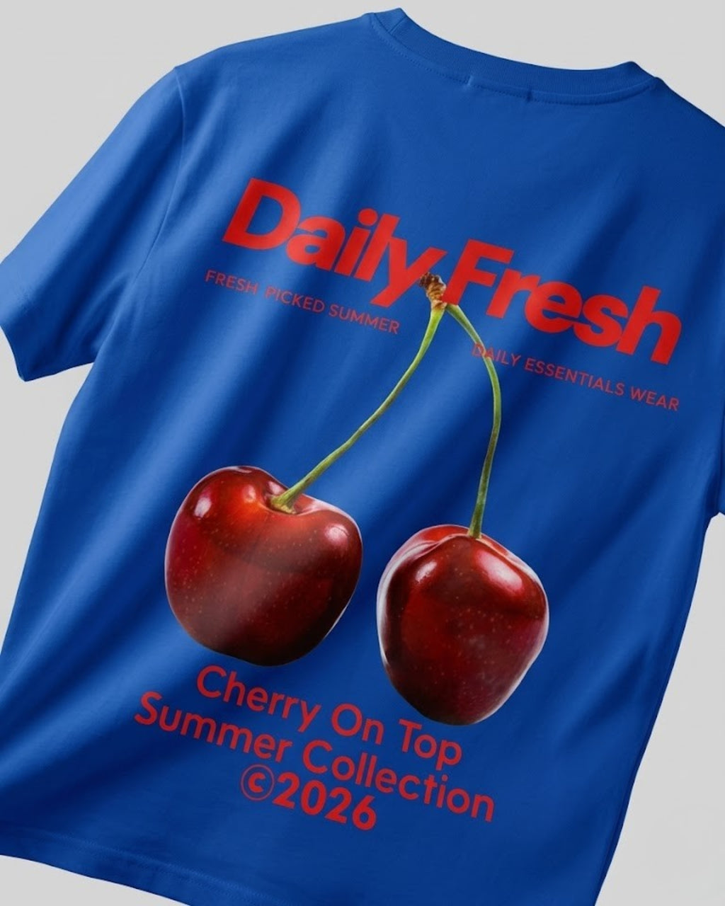 Daily Fresh T-shirt (Medium Blue)