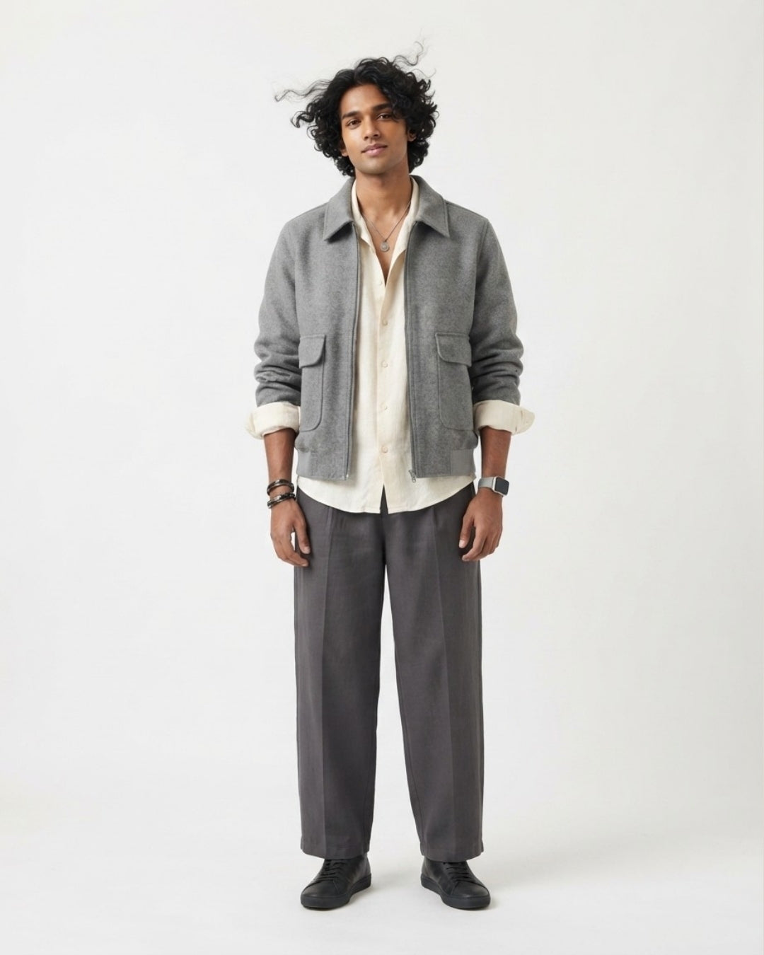 Harrington Jacket (Slate)
