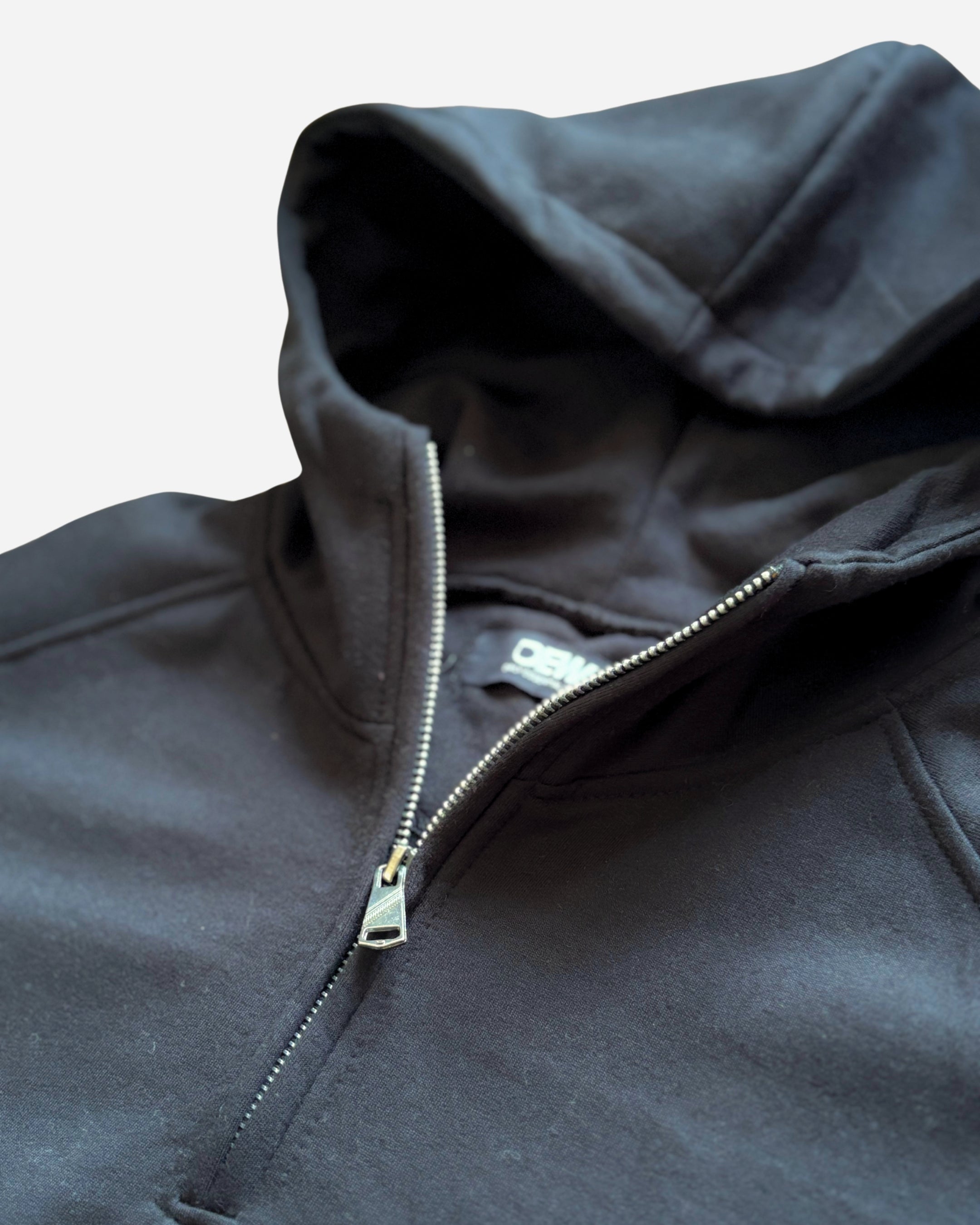 Zip-Up Hoodie (Black)