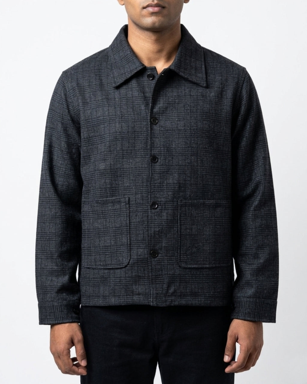Black Plaid Shacket