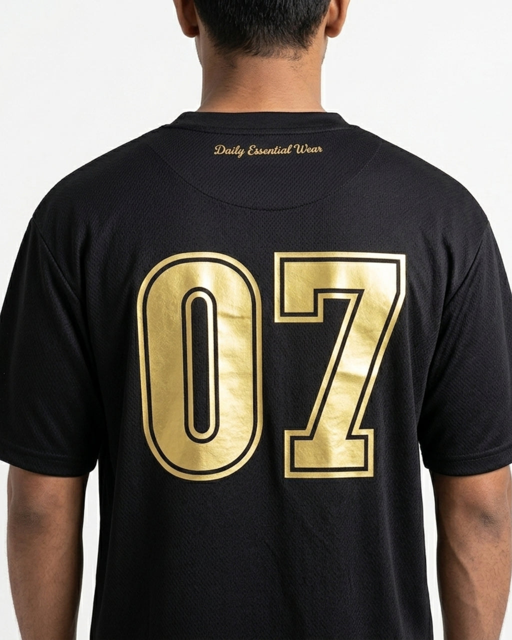 Chosen rice-knit jersey (Black)