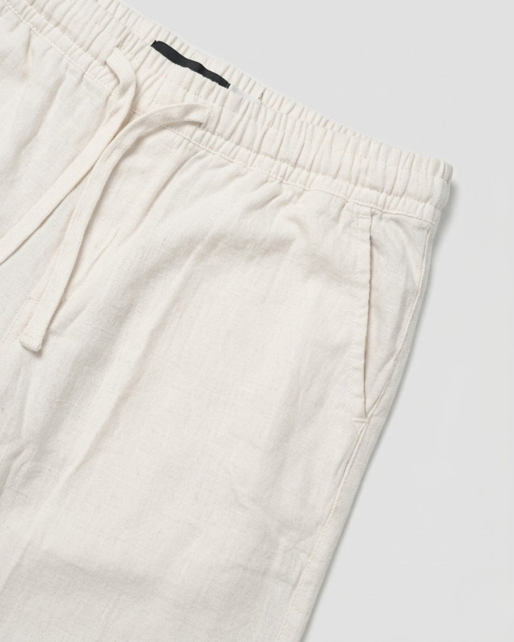 Linen Blend Trouser (White)