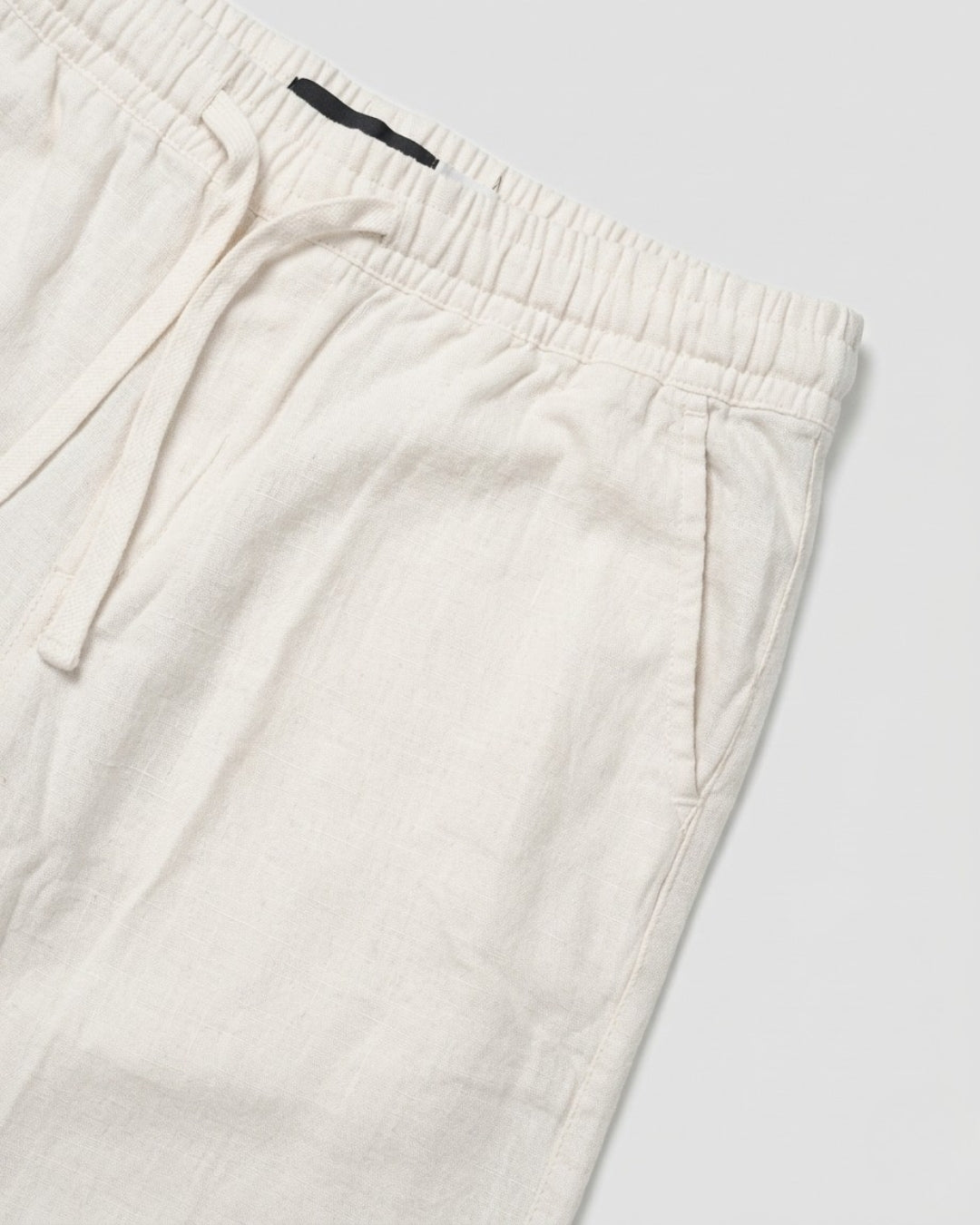 Linen Blend Trouser (White)