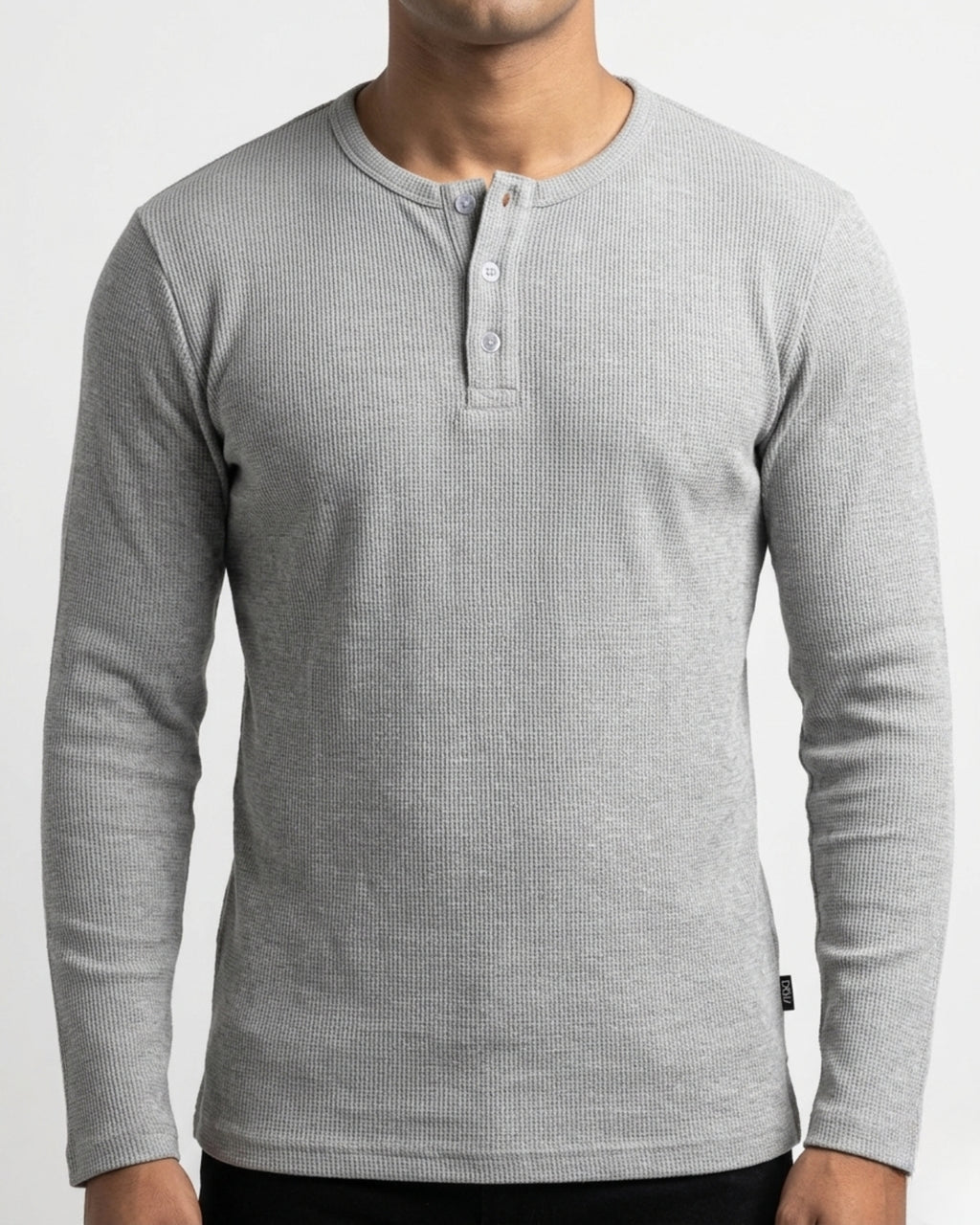 Full sleeve Henley (Grey)