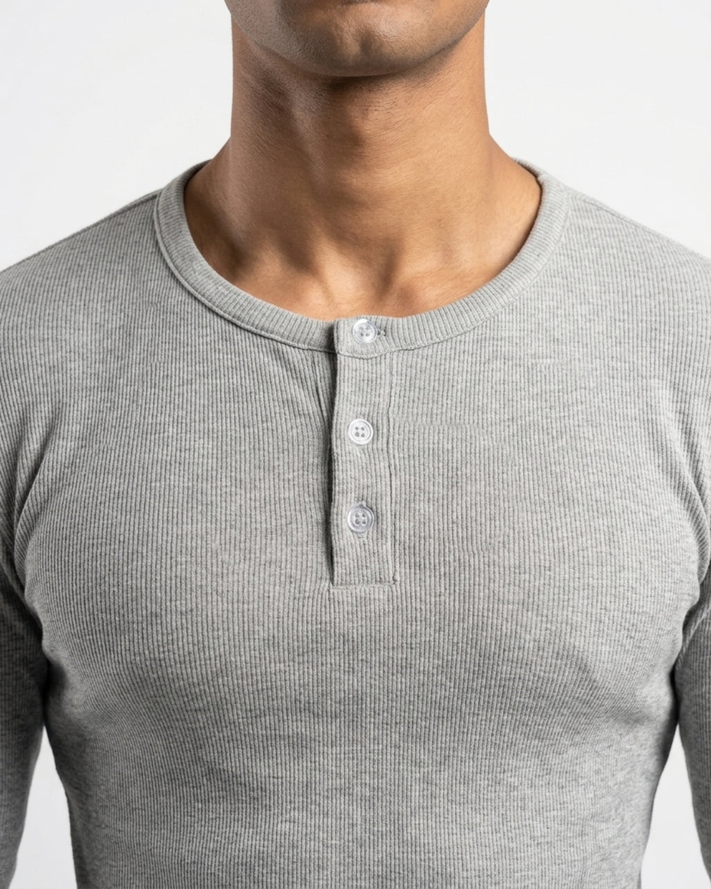 Full sleeve Henley (Grey)