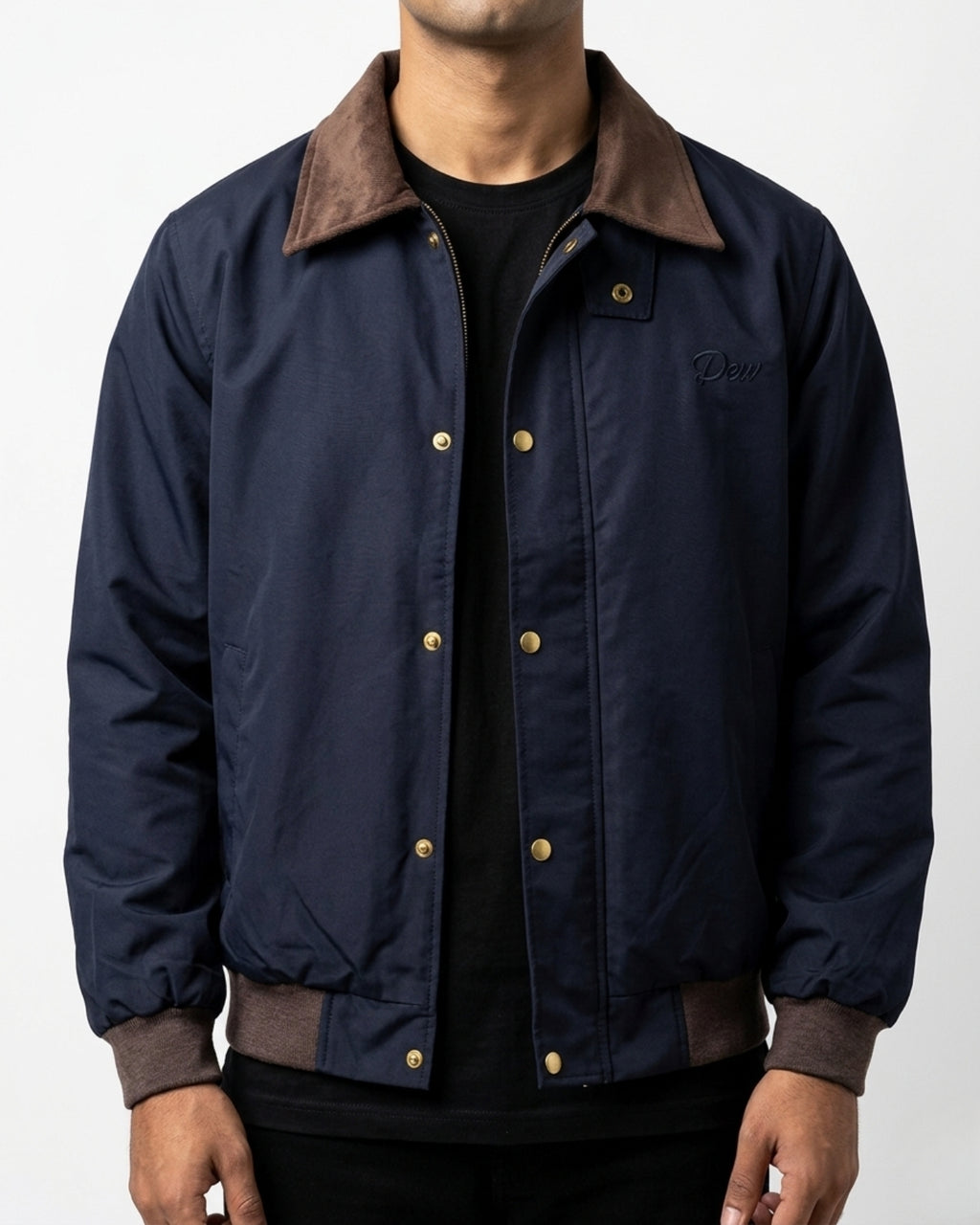 Daily Varsity Jacket (Black)