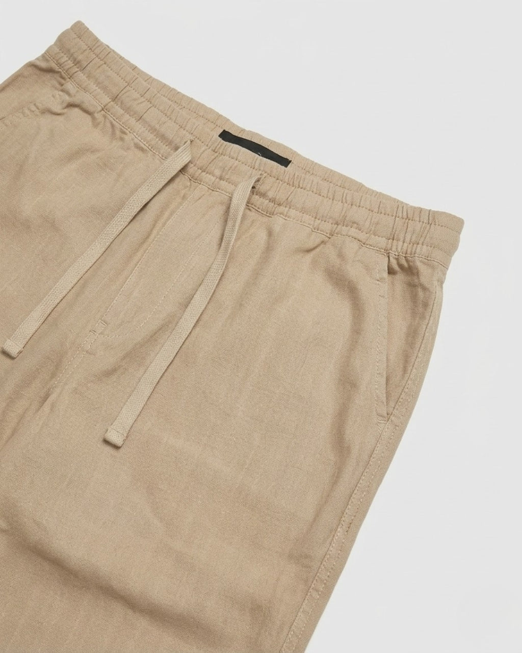Linen blend trouser (beige)