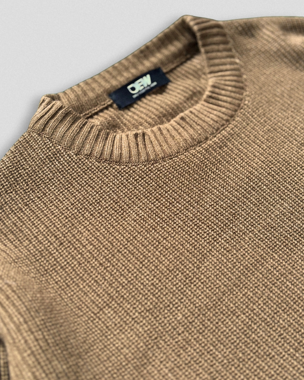 Crewneck Sweater (Walnut Brown)