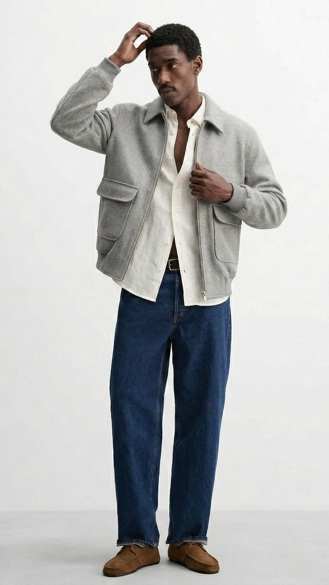 Harrington Jacket (Slate)