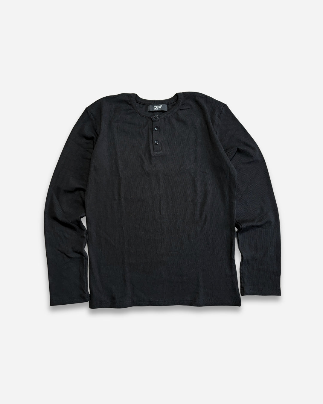Full Sleeve Henley (Black)