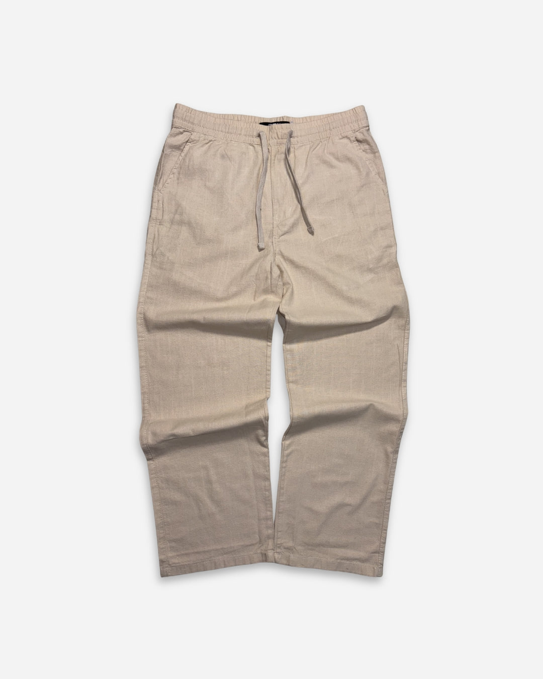 Linen blend trouser (beige)
