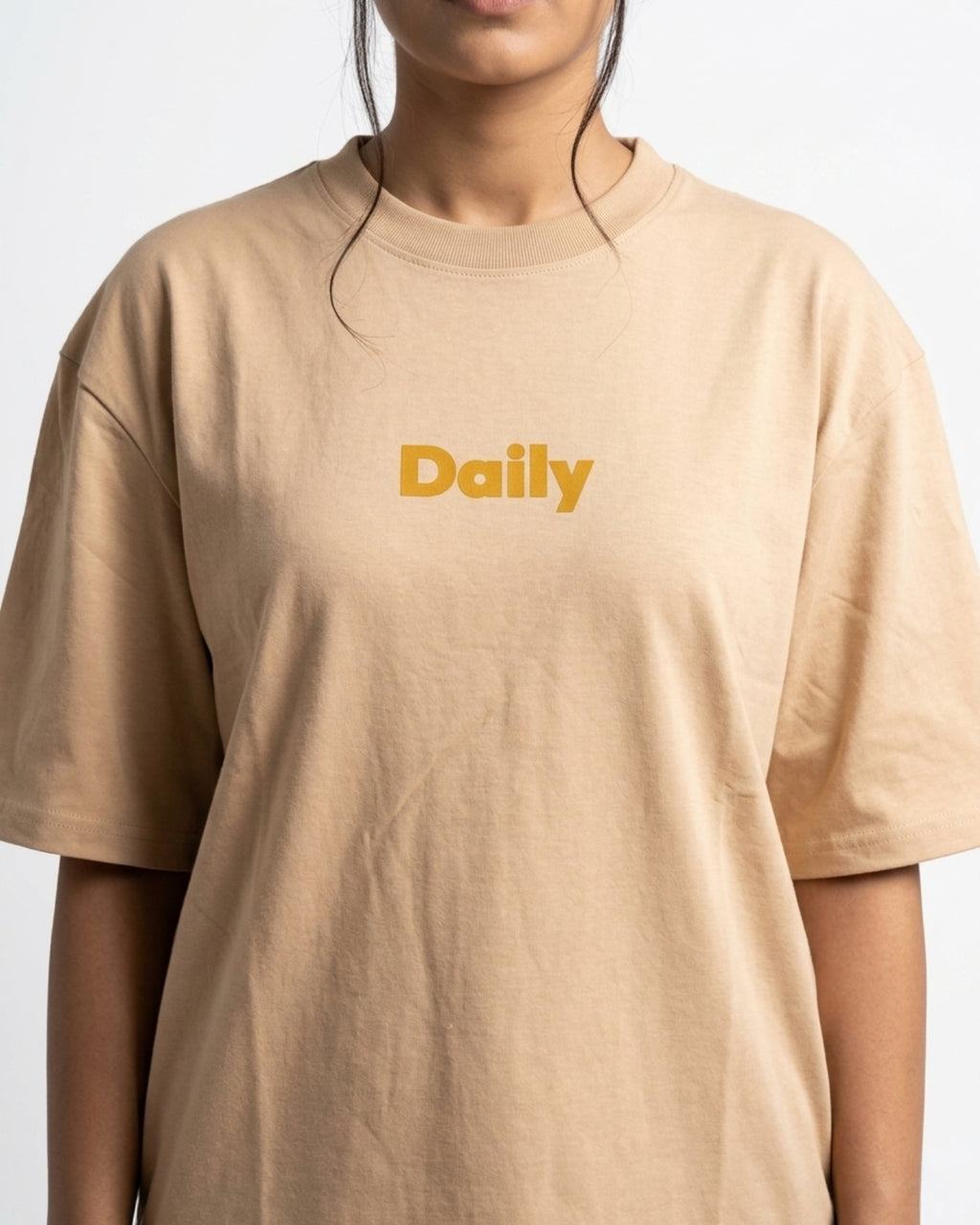 Sweet like summer Over Sized Tee (Badam/Beige)